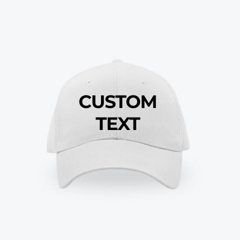 Personalized Slogan Text Baseball Cap